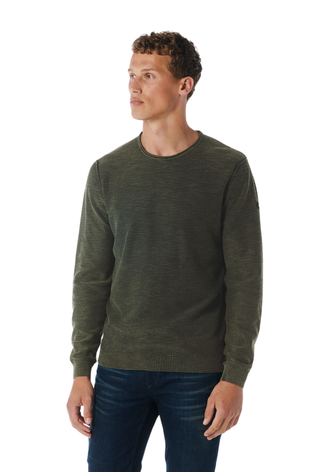 Crew Neck Sweater - Dark Green