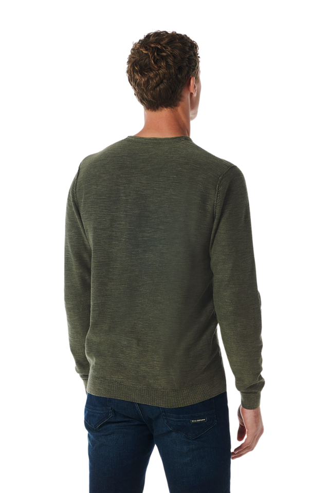 Crew Neck Sweater - Dark Green