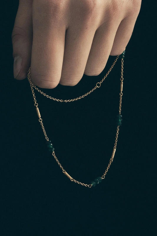 Quinn Necklace - Emerald