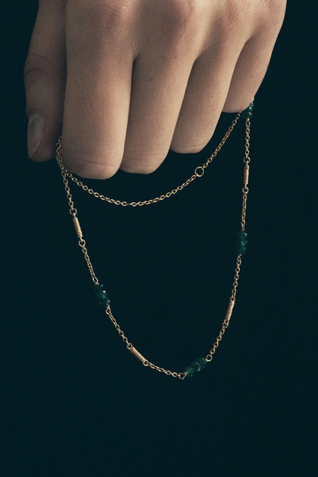 Quinn Necklace - Emerald