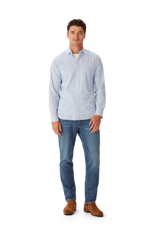 Regular Poplin Stripe Shirt