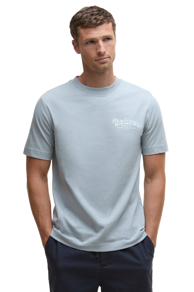 Relaxed Seahouses T-Shirt - Mineral Blue