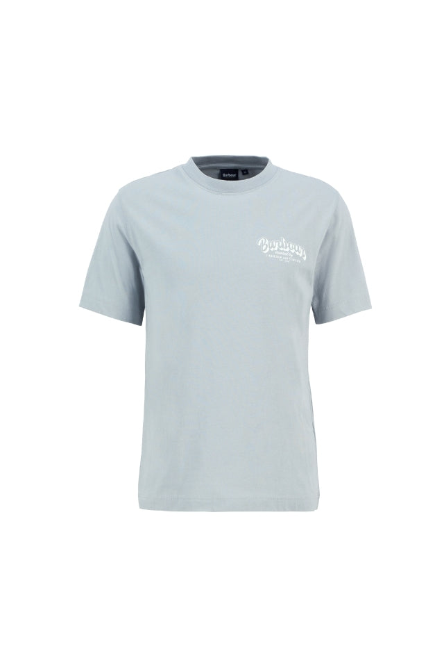 Relaxed Seahouses T-Shirt - Mineral Blue