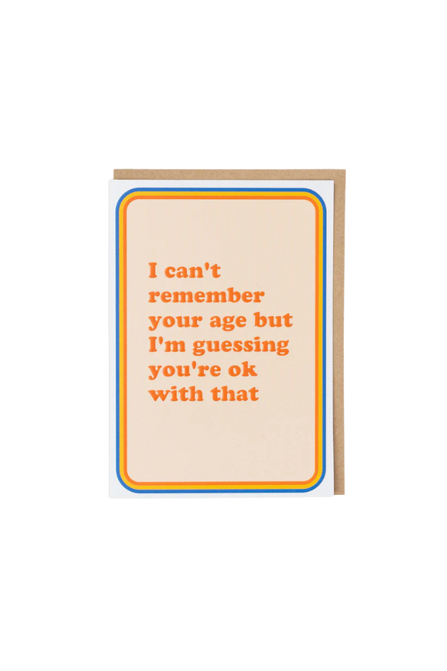 Remember Your Age