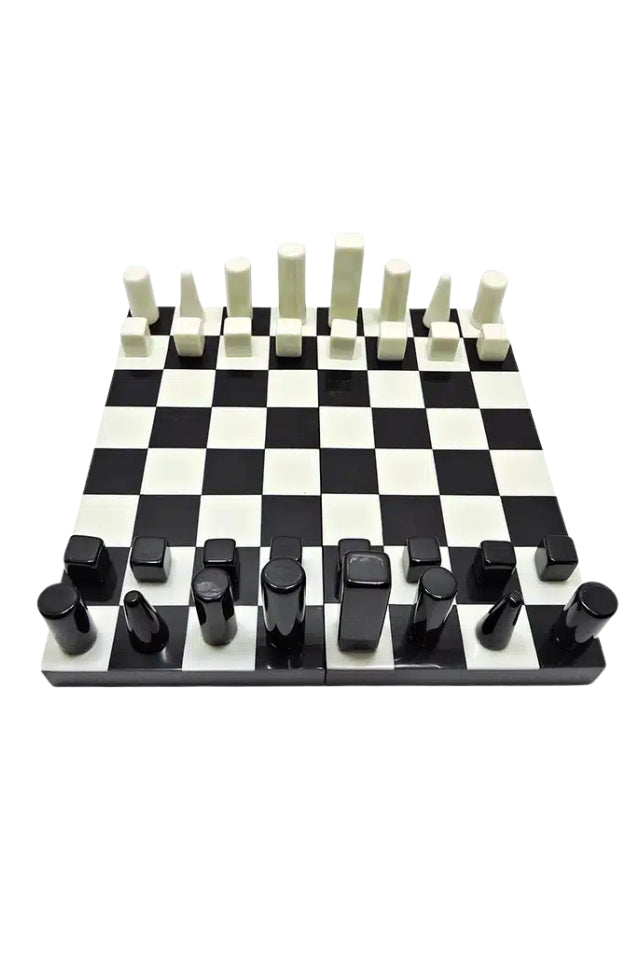 Resin Chess Board - Black/White