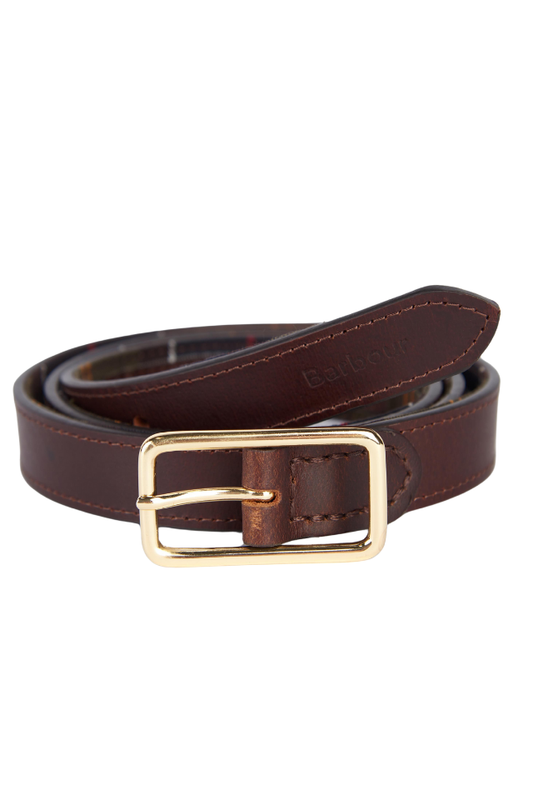 Reversible Tartan Belt - Classic Tartan/Brown