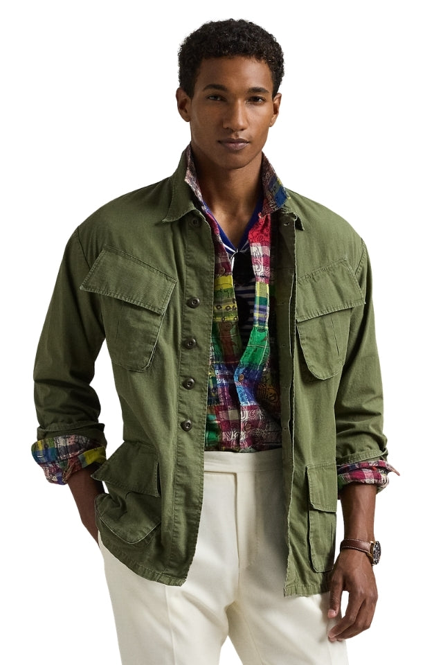 Ripstop Utility Overshirt - Green