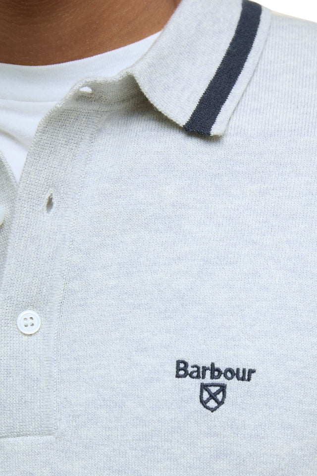 Rocton Knitted Polo Shirt - Mist