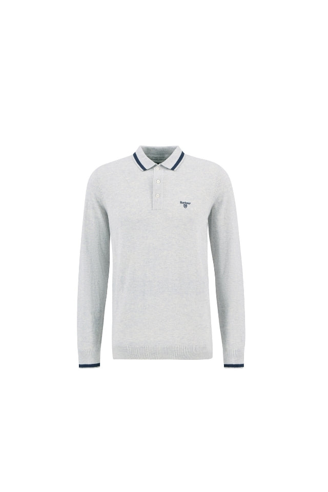 Rocton Knitted Polo Shirt - Mist