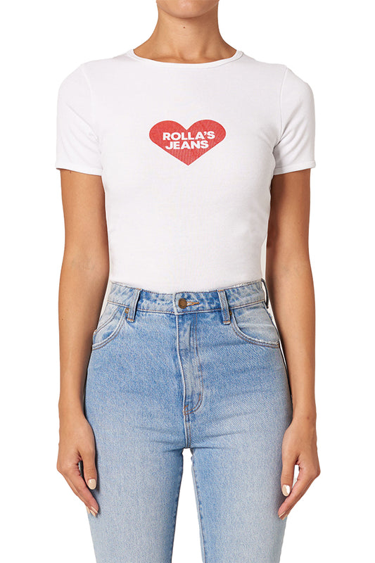 Baby Rib Tee - Heart