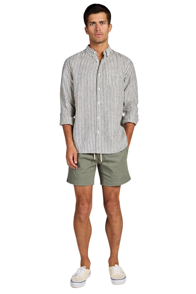 Rory Linen Shirt - Peacoat Navy