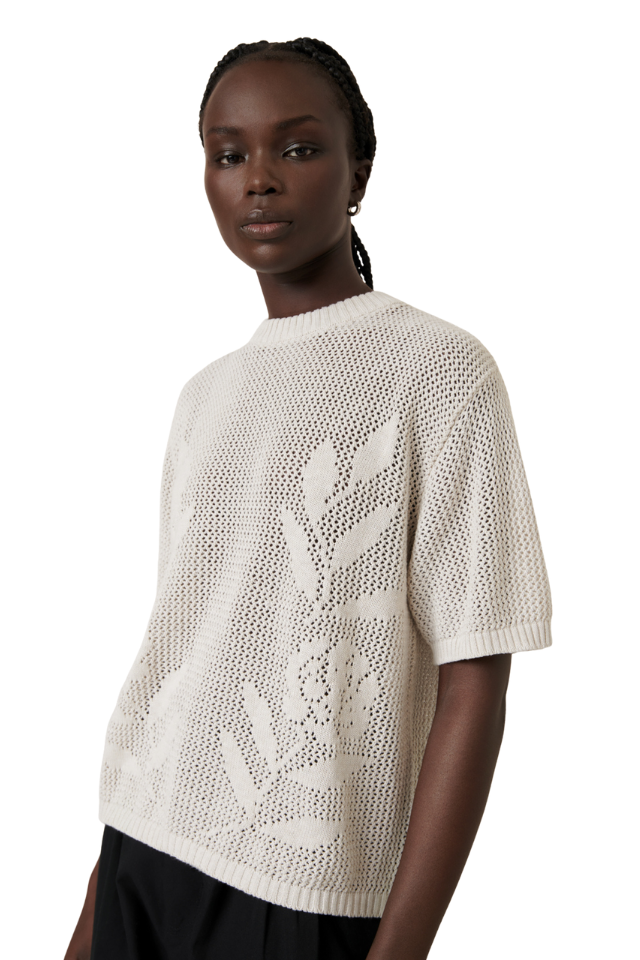 Rosa tee - Oat Melange