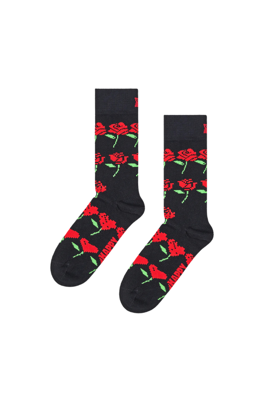 Rose Hearts Sock