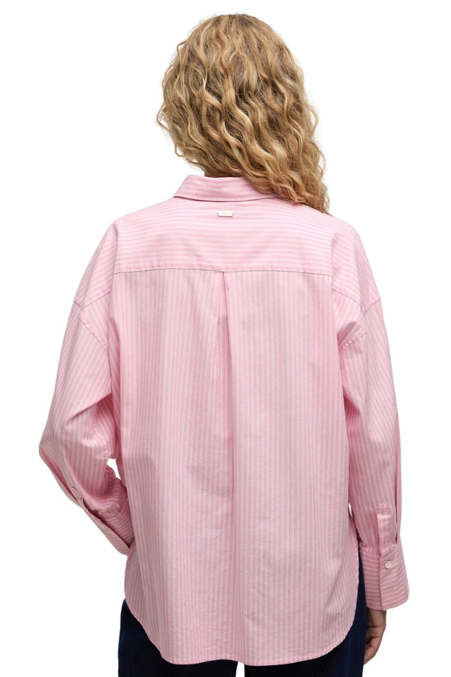 Rosie Shirt - Cherry Blossom Stripe