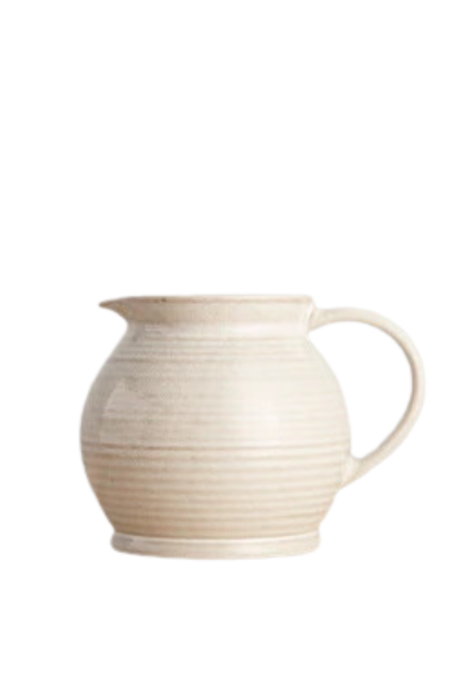 Round Jug - Snow Heirloom