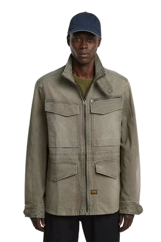 Rovic Slim Field Jacket - Vintage Dust Turf