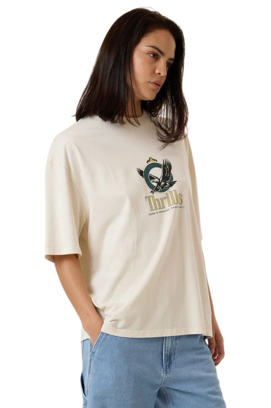 Royalty Oversized Tee - Heritage White