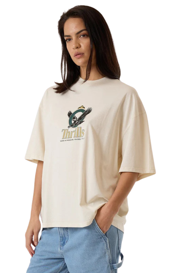 Royalty Oversized Tee - Heritage White