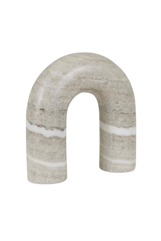 Rufus Arch Sculpture - Oat Marble