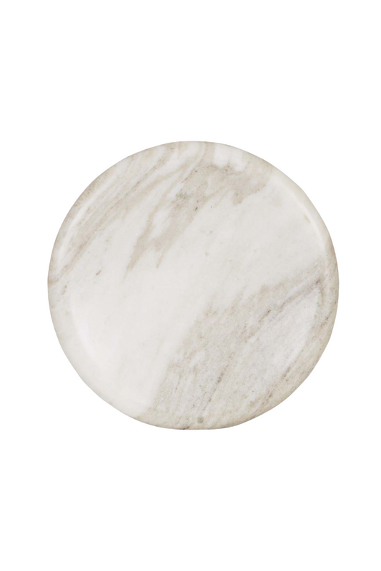 Rufus Indra Shallow Bowl - Oat Marble