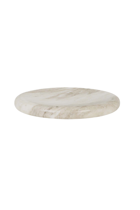 Rufus Indra Shallow Bowl - Oat Marble