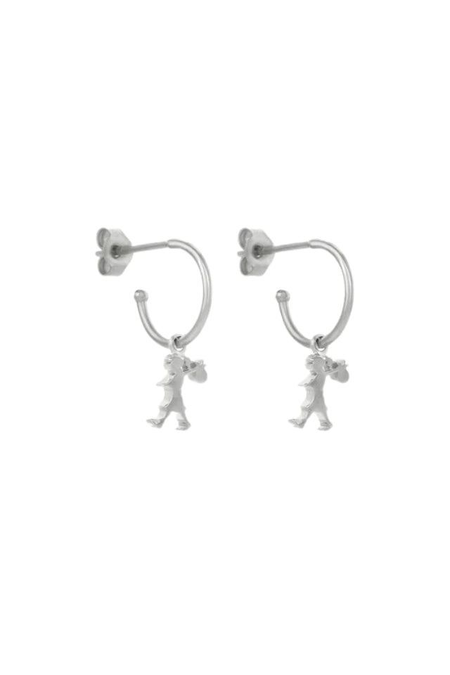 Runaway Girl Hoop Earrings