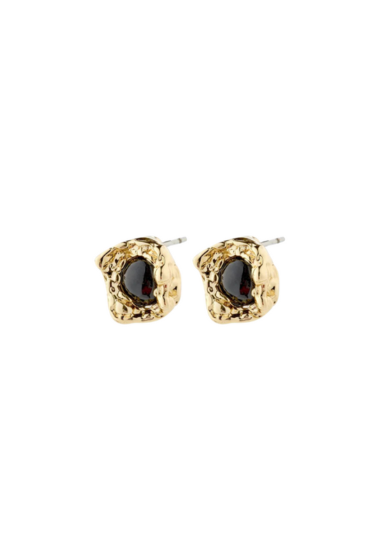 Ryper Earrings - Gold Black