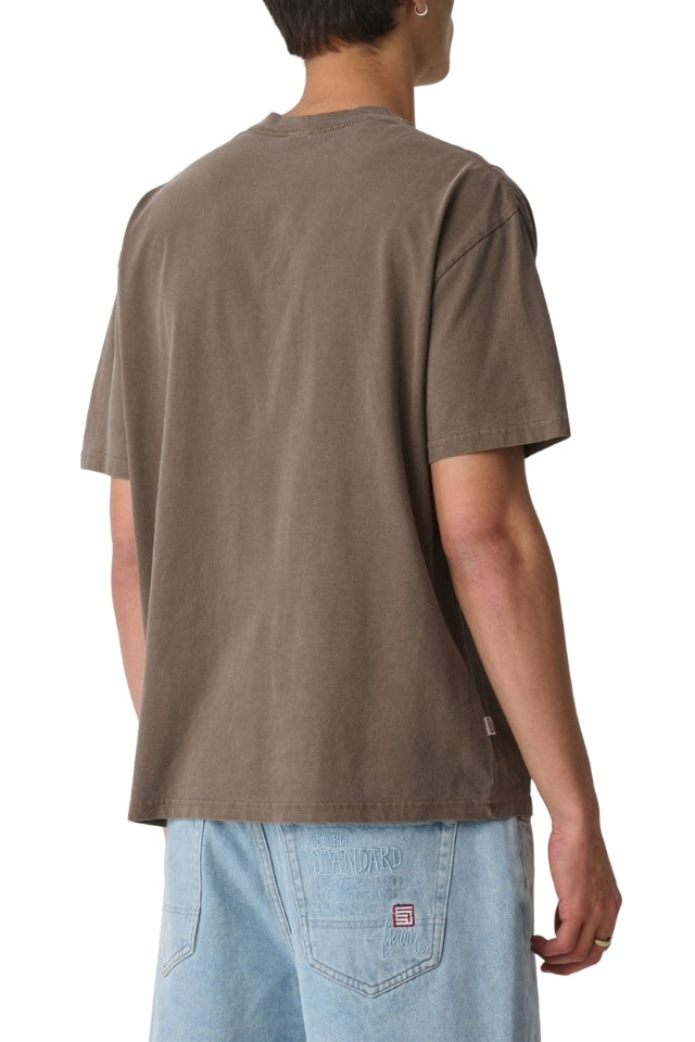 S Cube Mid Block Ss Tee – Pigment Ash