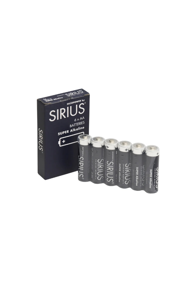 Sirius Aa Deco Power Batteries Pkt 6