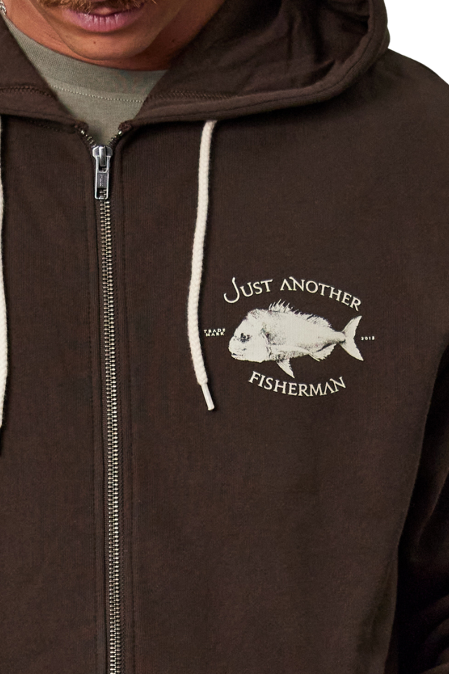 Snapper logo zip hood