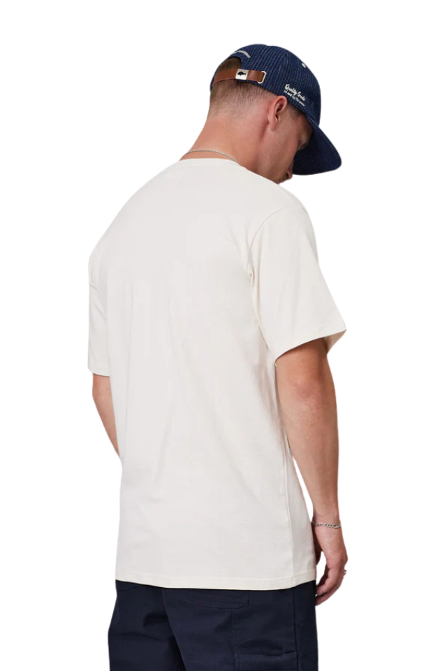 Stamp Sea Tee - Antique White