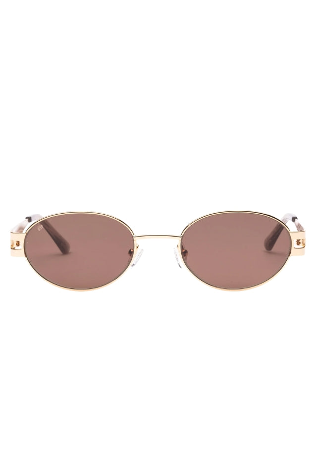 Stevie: Yellow Gold/Chintz/Coffee