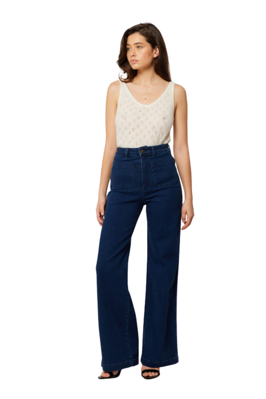 Sailor Long Dark Stone - Dark Vintage Indigo