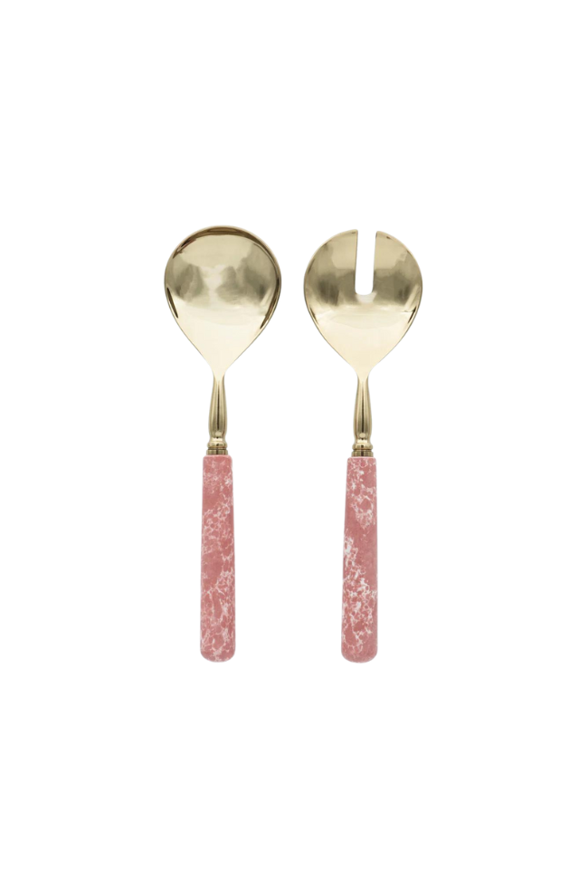 Salad Server Set - Rose