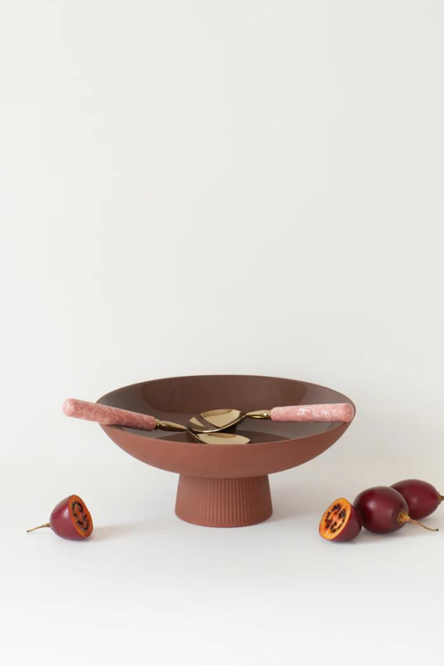 Salad Server Set - Rose