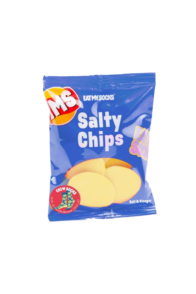 Salty Chips Socks - Blue