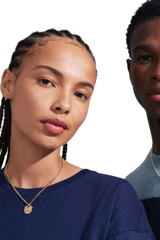 Scottie Recycled Coin Necklace - Gold Plated