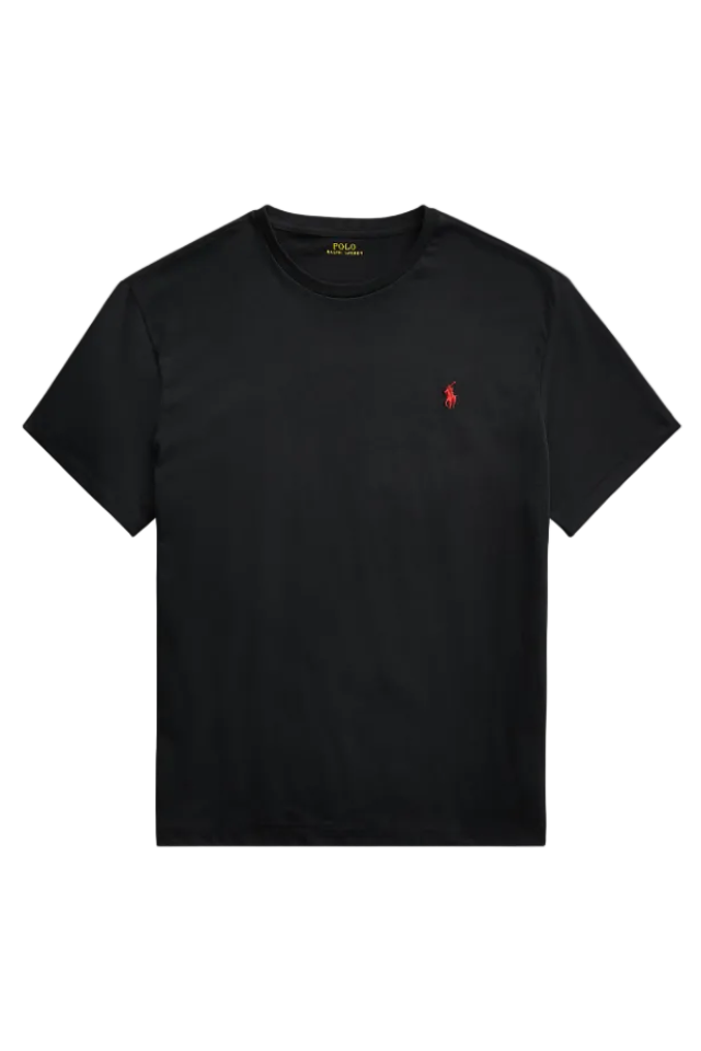 Custom Slim Fit Crewneck T-Shirt - Black