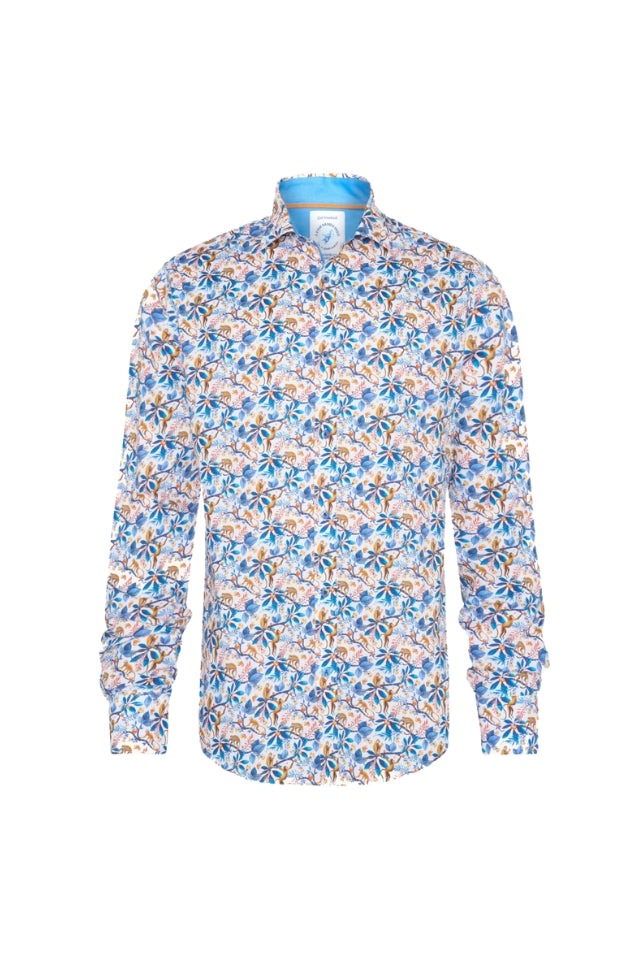 Monkey Shirt - Cobalt