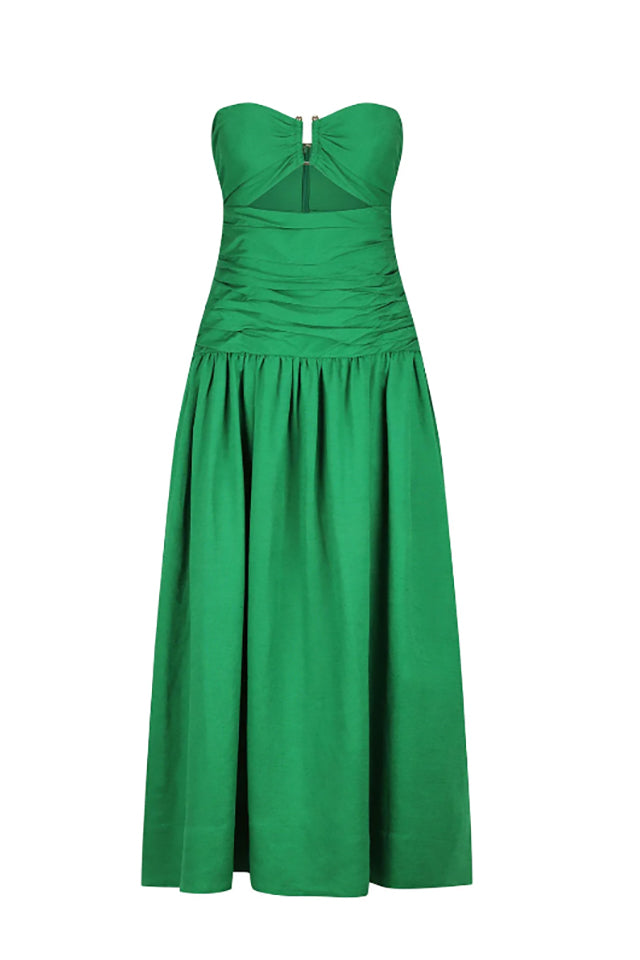 Shona Joy Mare Drop Waist Tree Green 