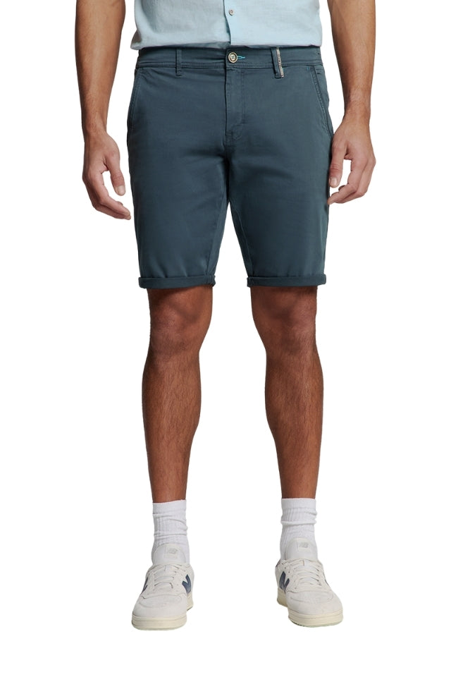 Short Chino Garment Dyed Twill Stretch