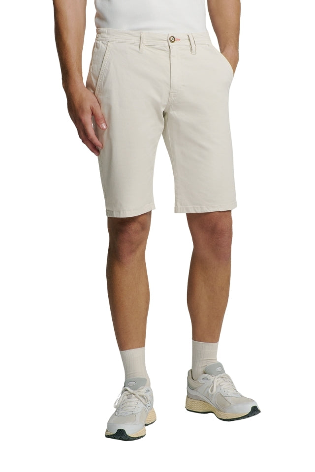 Short Chino Garment Dyed Twill Stretch