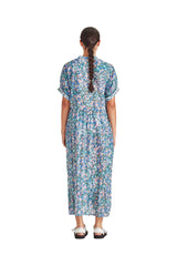 Sills 12395.1 Claudette Floral Dress Multi Blue