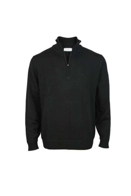 1/4 Zip Coverstitch Pullover