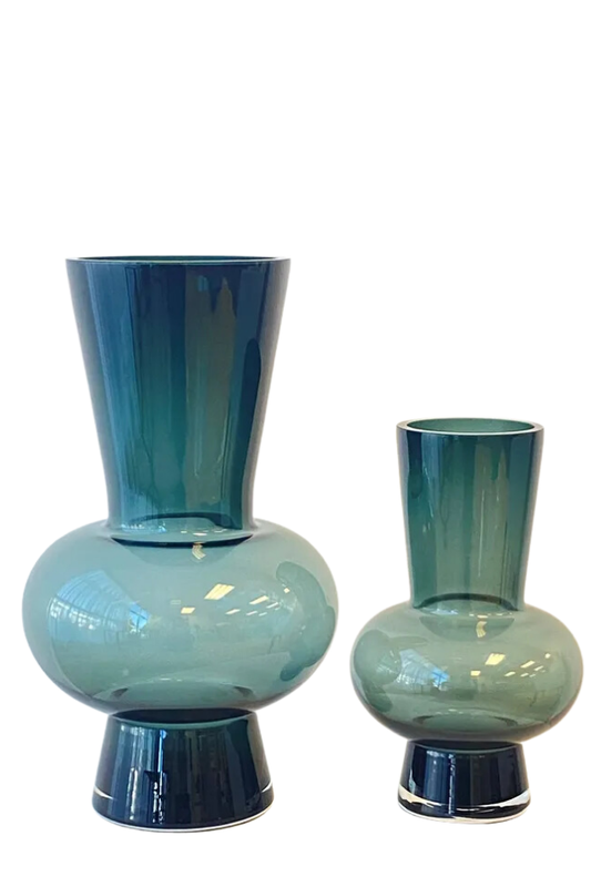 Skylar Glass Vase - Ocean