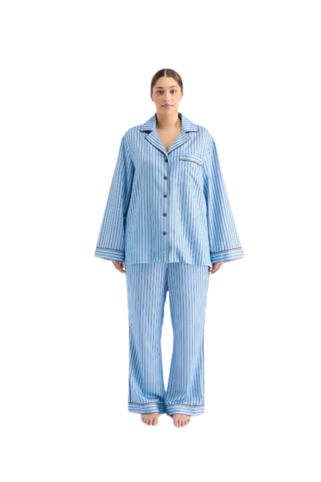 Sleep Pant - Iced Chocolate Stripes