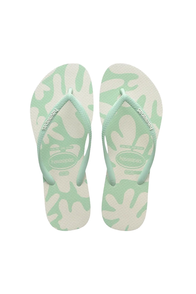 Slim Print Coral Jandals