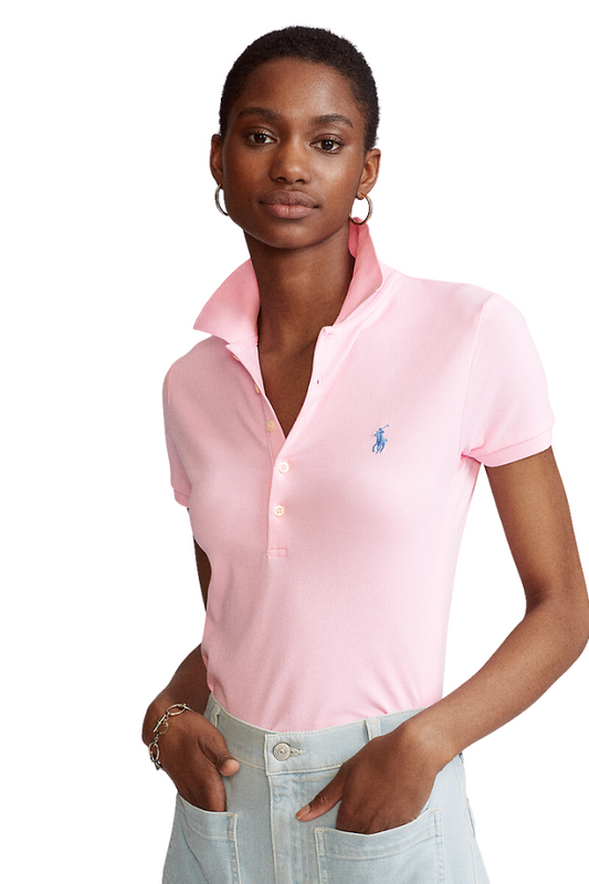 Slim Fit Polo Shirt - Carmel Pink