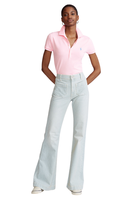 Slim Fit Polo Shirt - Carmel Pink