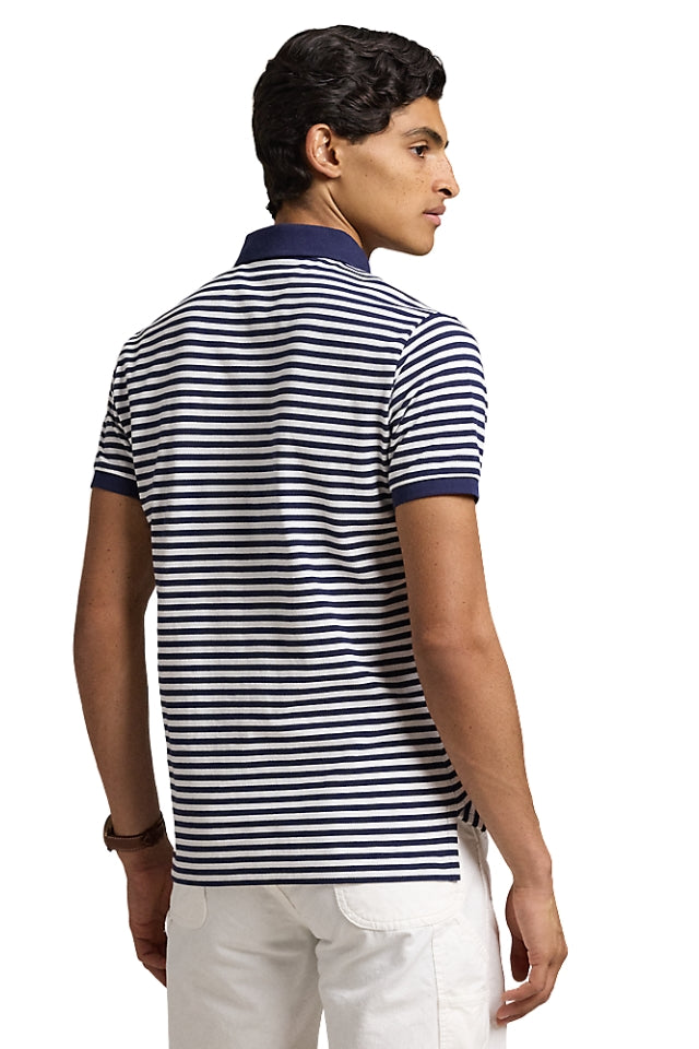 Slim Fit Striped Polo